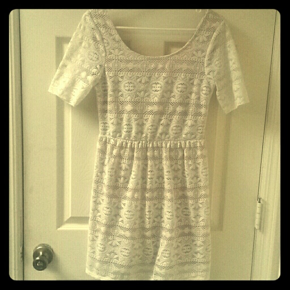 NWOT White lace dress
