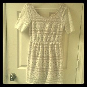 NWOT White lace dress