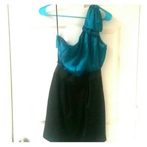 Dual colored party dress