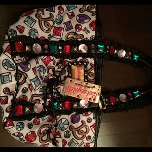 Betsey Johnson Multi-color Stone Purse