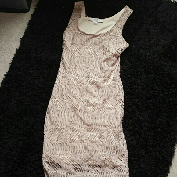 ❌ ON HOLD FOR TRADE Sexy Nude Club Dress❌