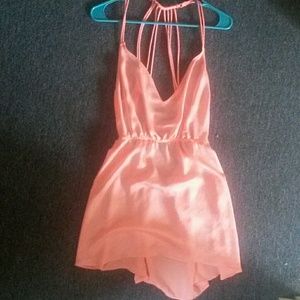 Victoria's Secret Coral Silk Dress
