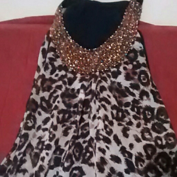 Beaded Tank Blouse