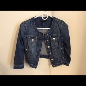 Cropped WHBM Jean jacket