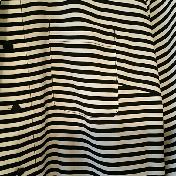 Calvin Klein Striped Blouse - Picture 2 of 3