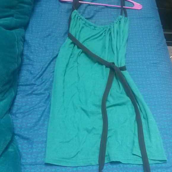 American Apparel Le Sac dress in turquoise