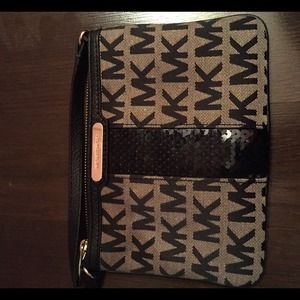 Michael Kors Black Sequin Crossbody