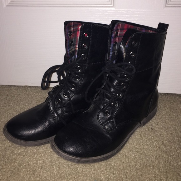 Black combat boots!