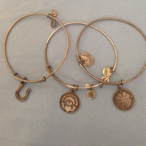 3 Alex & Ani bracelets