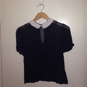 Urban Outfitters collared blouse