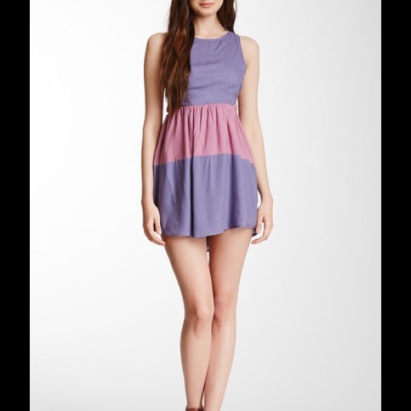 O'Neill Babe Backless Colorblock Dress