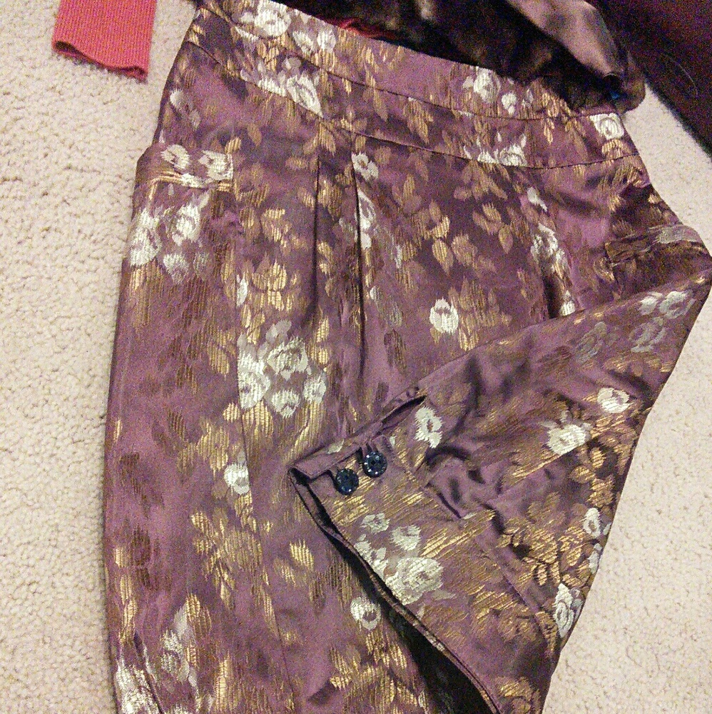 ✂️Shimmery Brocade Skirt - Picture 6 of 7