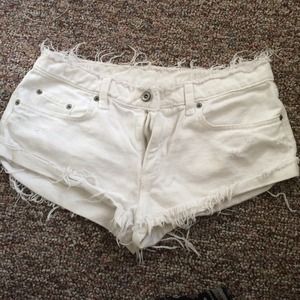 White Cheeky LF Carmar Shorts