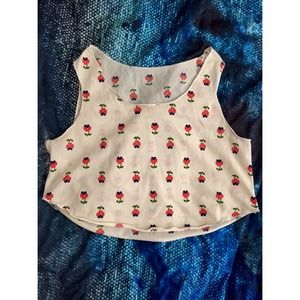 Flower crop top