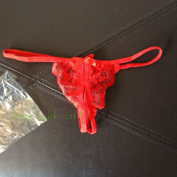 Accessories - 🚫BUNDLED🚫❤️ New Red Crotchless Panty
