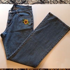 Super Cute Boho Embroidered Jeans