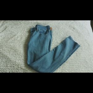 Skinny light wash jeans