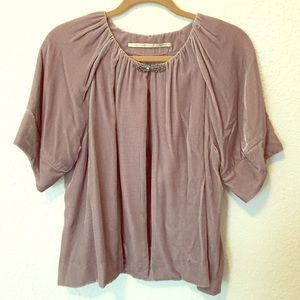 Anthro grey velvet jacket