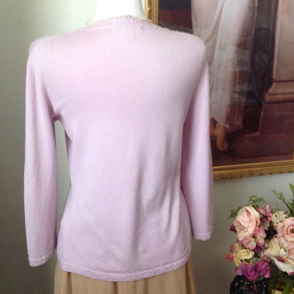 Gorgeous Lilac Beaded Cardiganšŗ - Picture 3 of 4