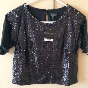 💖 SALE 💖 Topshop NWT sequin top
