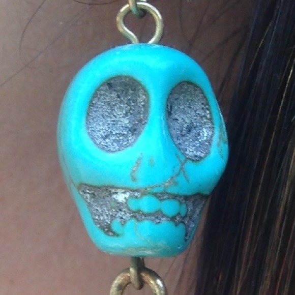 Hand made Skull Earrings💀💀💀 - Picture 2 of 4