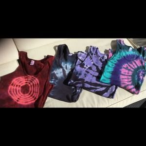 American apparel Tye dye tanksππππππ