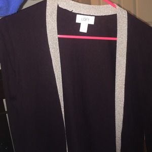 Loft open cardigan. Xs