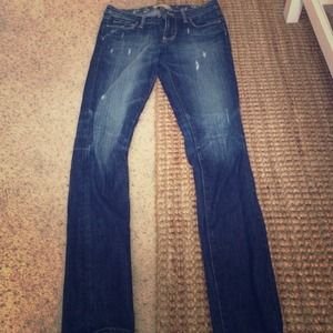 Paige brand dark boot cut skinnys