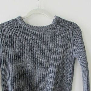American Apparel grey fisherman pullover