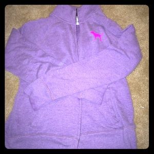 VS purple zip up