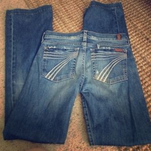 Sevens jeans with flare!