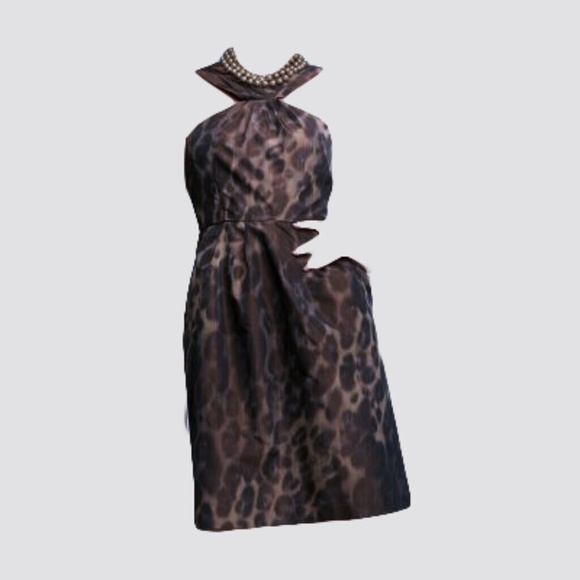 REDUCED! Banana Republic Taffeta Silk Animal Dress