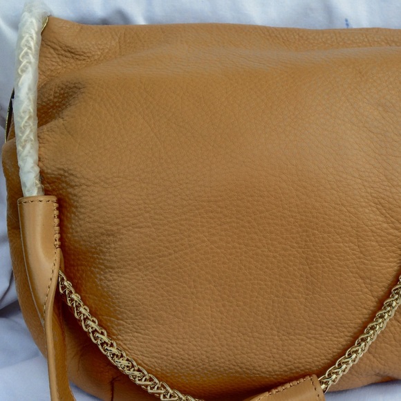 Vince Camuto 'Grace' Shoulder Bag Brown Leather - Picture 2 of 4