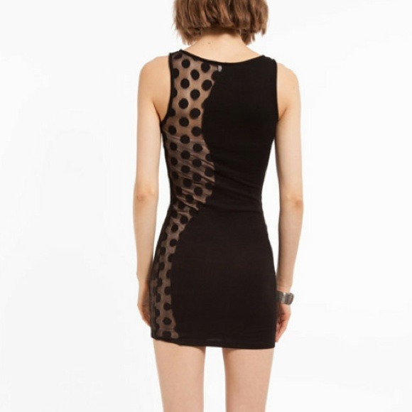 black shadow play dress - Picture 3 of 4