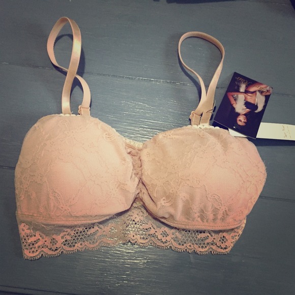 NWT Tart Noir lace bandeau bralette