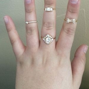 Midi rings & ring bundle.