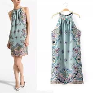 Massimo Dutti bohemian tribal style dress