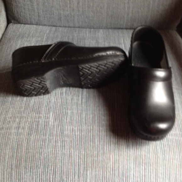 Dansko black clogs
