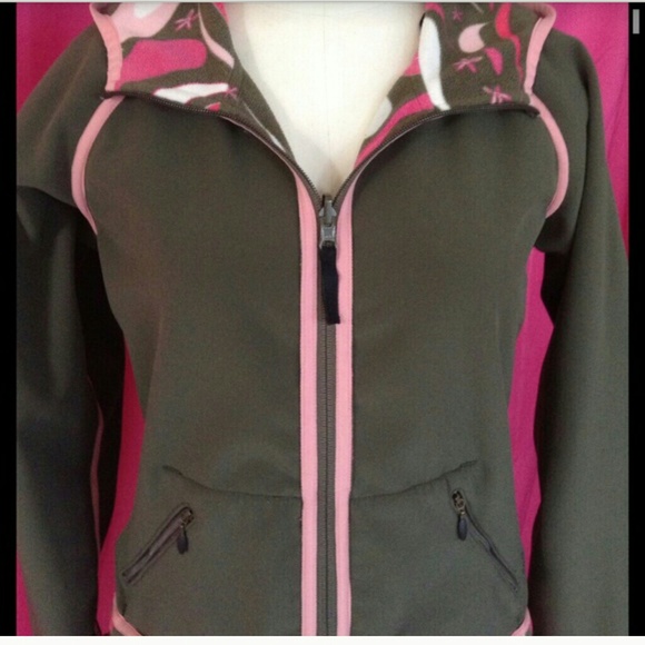 Columbia m coat jacket fleece reversible