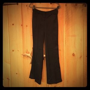 Black Satin Express Editor Trouser Pant