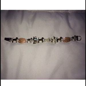 Antique dog lovers bracelet