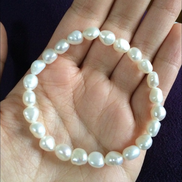 Genuine freshwater pearl bracelet - Picture 3 of 4
