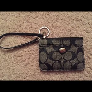 Coach Keychain Credit Card/ID holder.