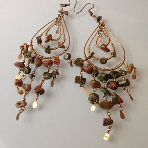 Boutique Jewelry - ⭐️Boho stone chandelier earrings Boutique Jewelry - ⭐️Boho stone chandelier earrings