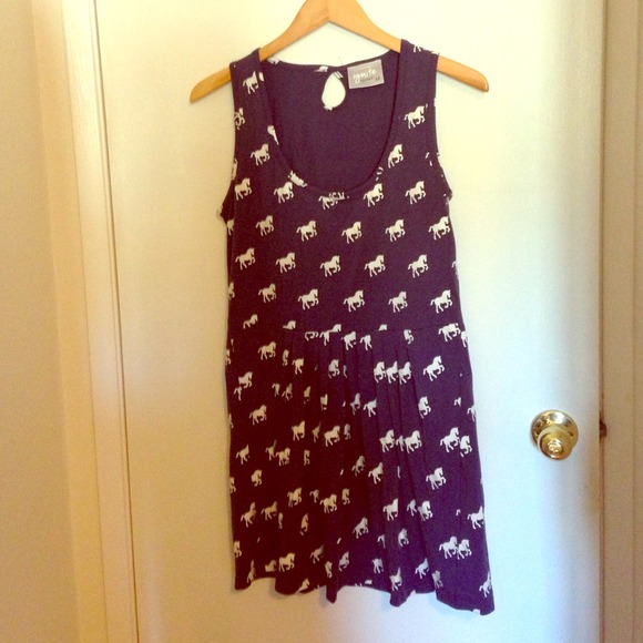 Horse print loose baby doll