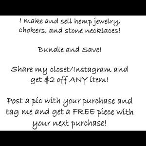 HEMP, STONES, CHOKERS oh my!