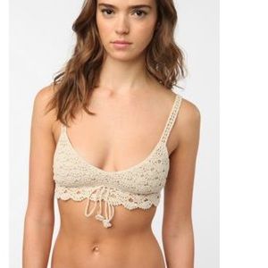 UO Crochet tie bralette