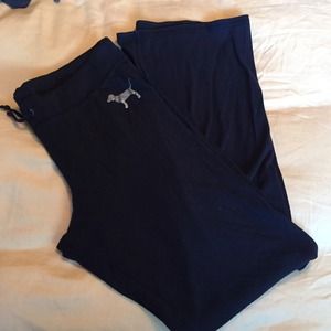 Black Victoria Secret Pink sweat pants