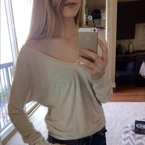Flowy Tan Top