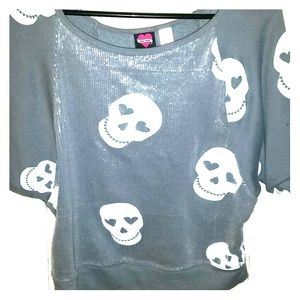 Sparkly 3/4 sleeve top